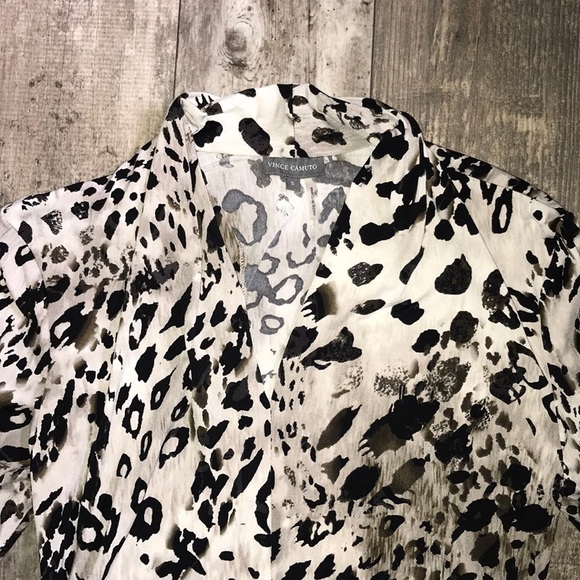 Vince Camuto Leopard Blouse - Picture 7 of 8